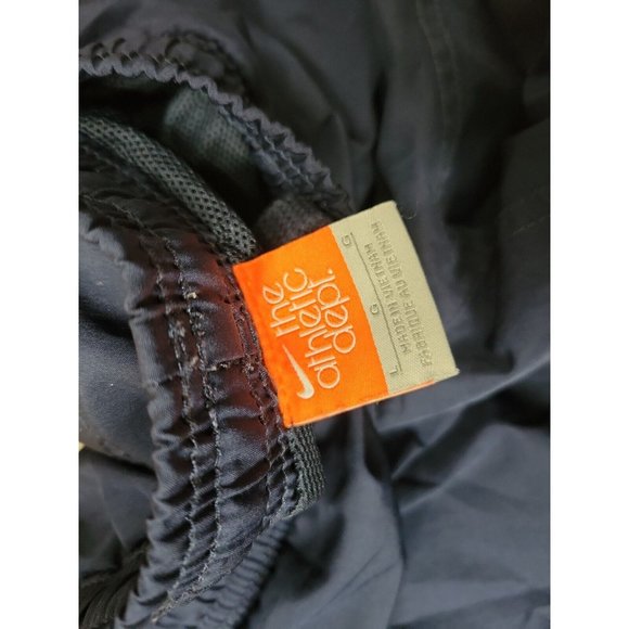 Nike Athletic Dept. Women's L Navy White Trim Track Pant Capri Elastic Waist - Picture 5 of 8